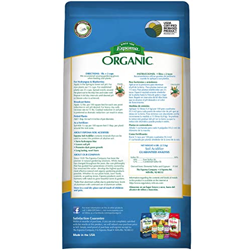 Espoma Organic Soil Acidifier Soil Amendment