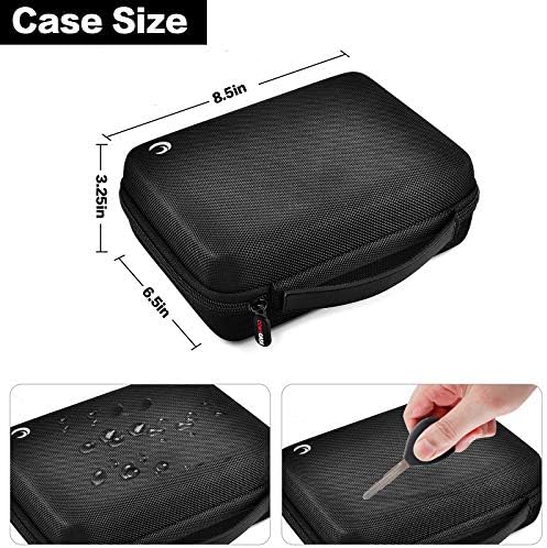 Comecase Case for HALO Bolt 58830/57720 mWh Charger and Jump Starter | Hard EVA and Mesh Pocket Protect and Organize AC Plug, Car Charger and Cables