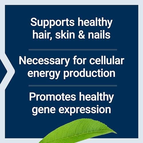 Life Extension Biotin 600 mcg Vitamin B7 Support Supplement for Beautiful Hair, Nails & Beyond – Gluten-Free, Non-GMO - 100 Capsules | Supports Hair