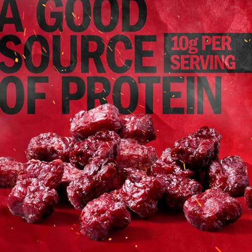Jack Link's Teriyaki Beef Tender Bites - 8 oz Bag - Ready to Eat Real Meat Protein Snacks - 10g Protein per Serving - Made with 100% Real Beef