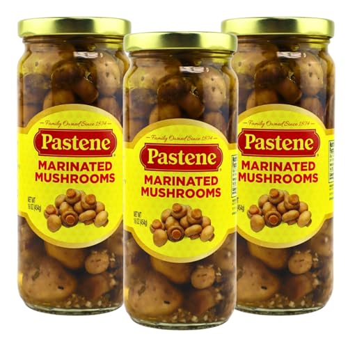 Pastene Marinated Mushrooms, 16 Ounce (1 Pack)