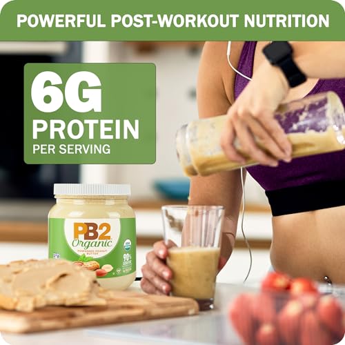 PB2 6.5oz Organic Powdered Peanut Butter - USDA Organic Certified, Non-GMO Project Verified, Gluten-Free