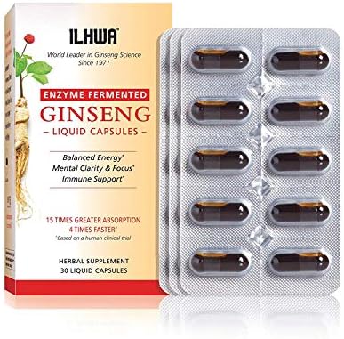 Enzyme Fermented Ginseng, 30 liquid capsules
