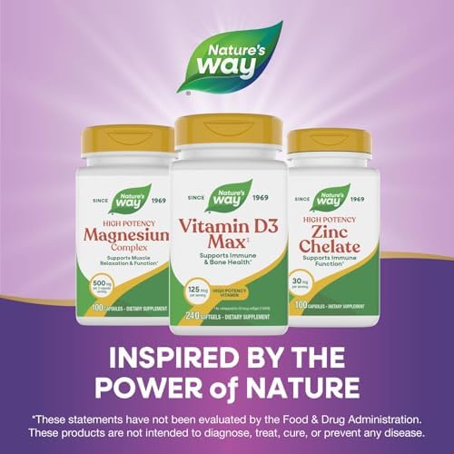 Natures Way Vitamin D3 5000 Iu, 240 CT