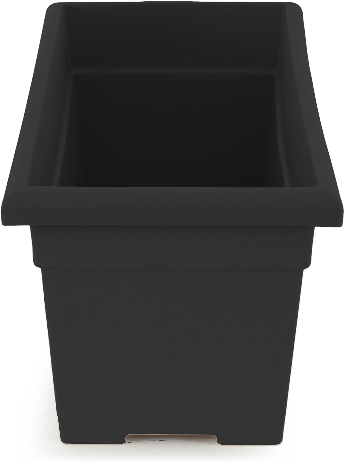 The HC Companies Romana Planter Box, 28 Inch, Clay, 1-Pack | Plastic, Drainage Plug, Lightweight, UV-Resistant, for Garden, Patio, Balcony & Fence