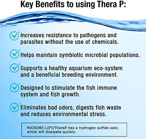 MICROBE-LIFT THERAPH16 TheraP Fish Care Treatment for Freshwater and Saltwater Home Aquariums and Tanks, 16 Ounces