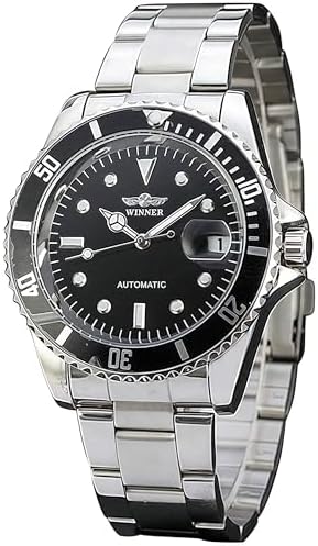 MASTOP Mens Automatic Mechanical Watches Stainless Steel Waterproof Luxury Watch for Men Reloj Automático para Hombre