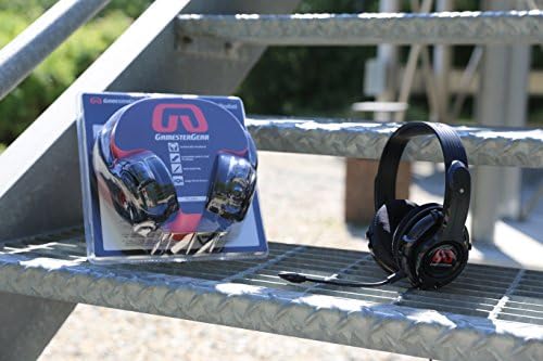 GamesterGear PC PS4 Xbox One Stereo Over-Ear Gaming Headset, Online Chat, Headphone with Detachable Micophone - iPad Mobile Tablet Mac