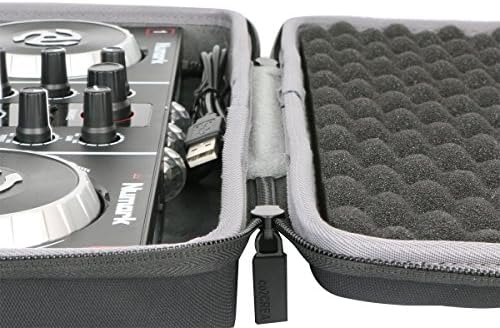 co2CREA Hard Case replacement for Numark Party Mix II DJ Controller | Portable Travel Storage Box