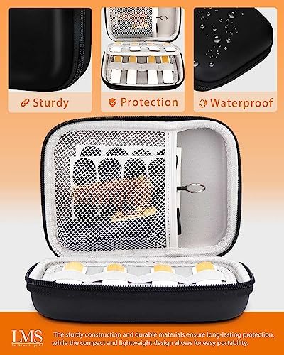 LMS Alto Saxophone Mouthpiece Reeds Kit with EVA Storage Case for Beginners | Alto Sax Mouth Piece Literature Reeds Set With Storage Bag