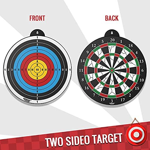 Dart Board - 12pcs Magnetic Darts - Excellent Indoor Game and Party Games