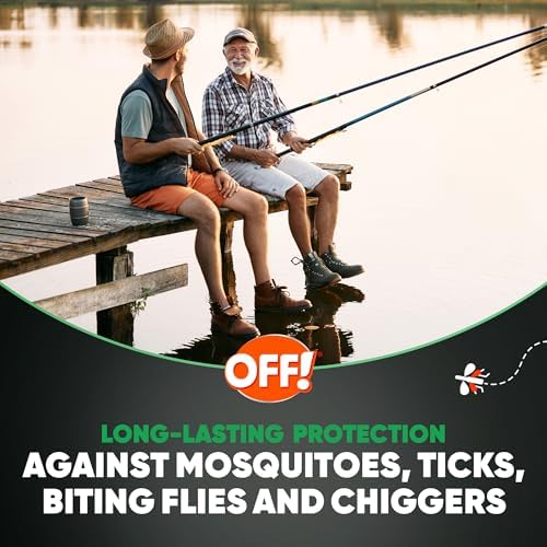 OFF! Deep Woods Sportsmen Insect Repellent Aerosol, Bug Spray Containing 30% DEET, Protects Against Mosquitoes and Ticks, 6 Oz, (Pack of 4)
