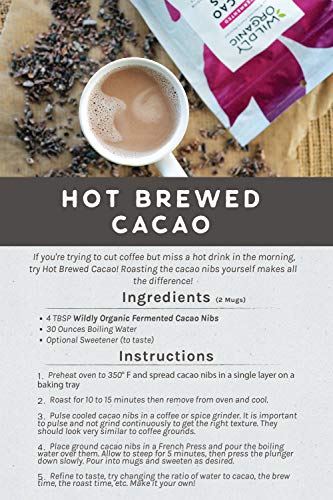 Wildly Organic Fermented Cacao Powder 8 Oz Bag | Perfect for Skin, Smoothies, Yogurt, Oatmeal, Chocolate, Fudge, Baking, & Hot Cocoa