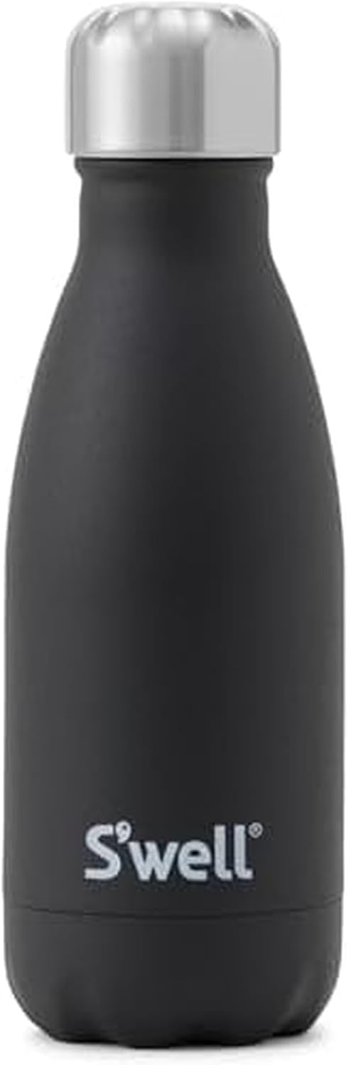 S'well Stainless Steel Water Bottle, 17oz, Blue Suede, Triple-Layered Vacuum Insulated Containers Keeps Drinks Cold for 36 Hours and Hot for 18, BPA Free, Perfect for On the Go
