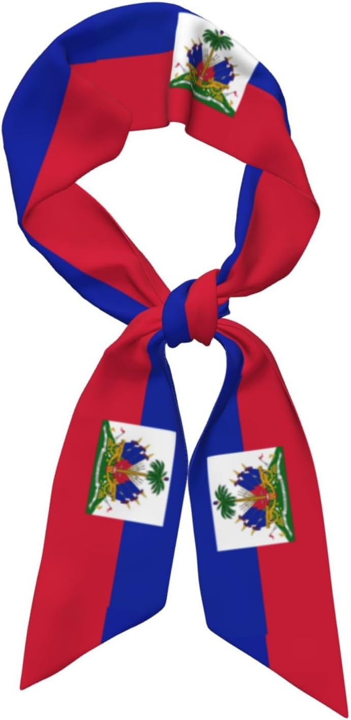 Country Flag Scarf For Women, Multi‑purpose Ribbon, Fashion Neck Hair Handbag Accessory, Versatile Bandana Headband
