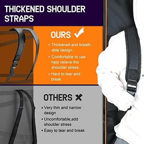 Ruibo 61 Key Keyboard Gig Bag Case,Portable Durable Keyboard Piano Waterproof 600D Oxford Cloth with 10mm Cotton Padded Case Gig Bag 40"x16"x6"