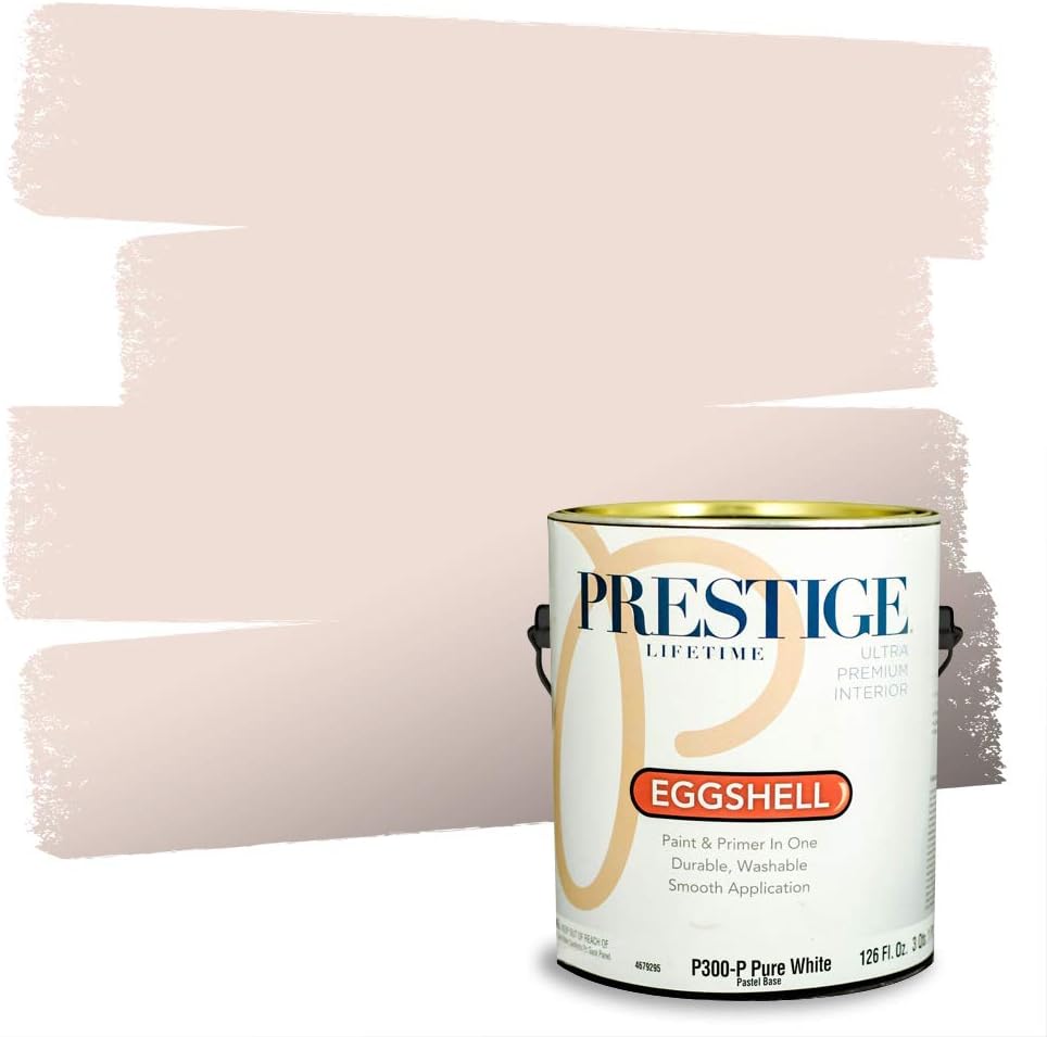 PRESTIGE Paints Exterior Paint and Primer In One, 1-Gallon, Satin, Comparable Match of Sherwin Williams* Grandeur Plum*