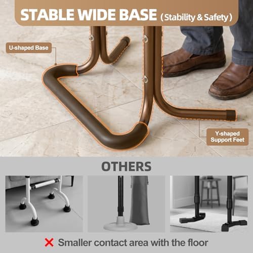 SPECILITE Adjustable Stand Assist Aid for Elderly, 500Lbs Weight Capacity | 32.9" - 35.8" Height Adjusted Aluminum Alloy Mobility Aid