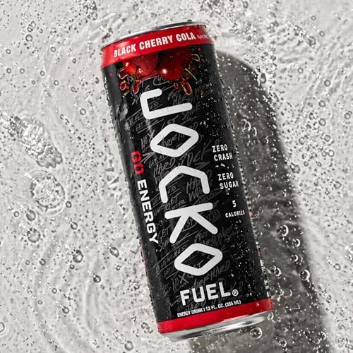 Jocko Fuel GO Energy Drinks, Sour Apple, 12 oz | 12 Pack