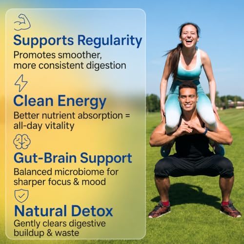 Psyllium Husk Capsules 3000mg – Fiber Supplement for Digestive Health, Gut Health & Regularity, Soluble Fiber Supplement with Aloe Vera