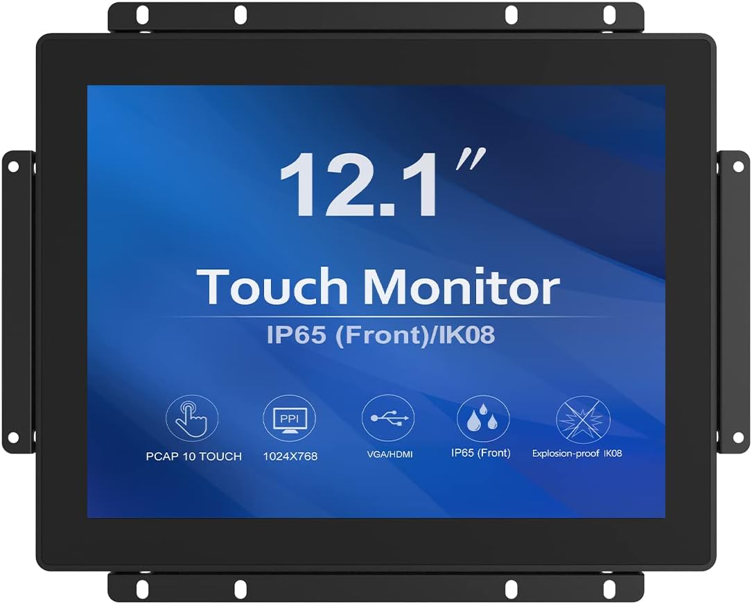 GreenTouch 18.5 Industrial Touch Monitor Open Frame, HDMI/VGA/DVI Interface, Muliti Touch Capacitive Touch Screen Technology