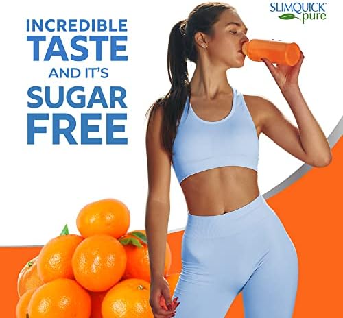 Slimquick Pure 3x Extra Strength Mixed Berry Drink Mix for Women to Help Achieve Weight Goals, Helps Metabolism, Keeps Full for Longer with Green Tea, Caffeine, Chaste Tree, Rhodiola Extract, 26 Count