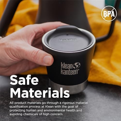 Klean Kanteen Tumbler Lid - Dishwasher-Safe, BPA-Free Lid for Tumblers - Premium Lid Replacement - Black