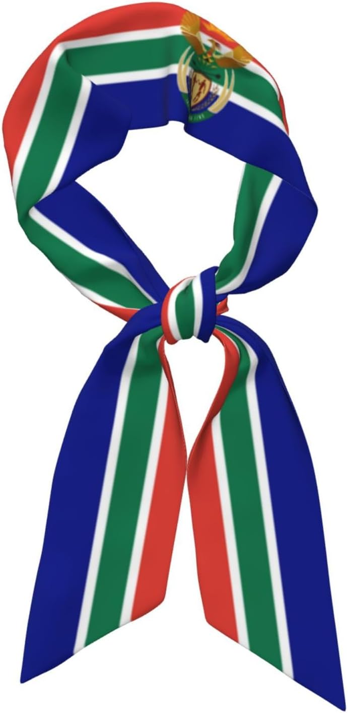 Country Flag Scarf For Women, Multi‑purpose Ribbon, Fashion Neck Hair Handbag Accessory, Versatile Bandana Headband