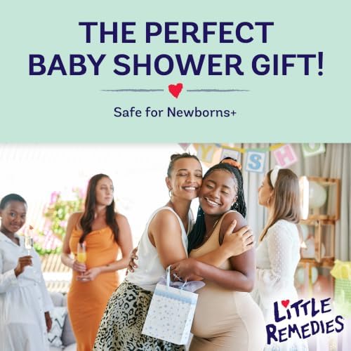 Little Remedies New Baby Essentials Kit, 6-in-1 Bundle for Newborns | Baby Care Set, Newborn Essentials, Saline Nasal Spray, Diaper Rash Cream