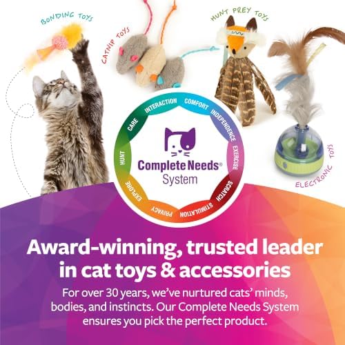 SmartyKat Marble Mouse Rolling Marble Cat Toy, Unpredictable Wobble Action for Solo Chase & Pounce for Cats & Kittens, One Size