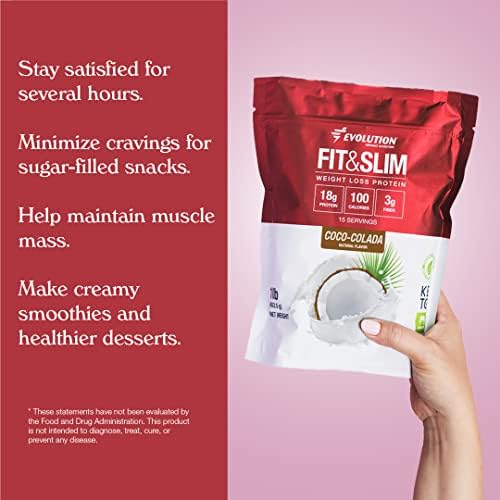 Evolution Advance Nutrition Fit & Slim Blend – Grass-Fed Whey Protein Powder for Easy Digestion, Keto-Approved, Non-GMO, Stevia Sweetened, Natural Flavor – 2 Pounds (Vanilla)
