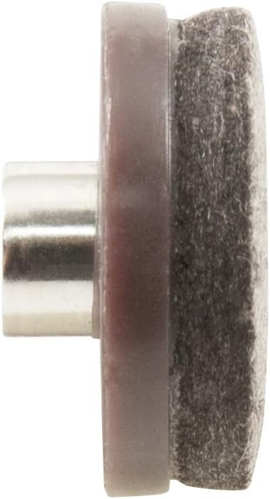 SoftTouch 1" Round Nail-On Felt Furniture Sliders, Protective Heavy-Duty Felt Pads for Wood Furniture and Hard Surfaces, 48-Count, Brown