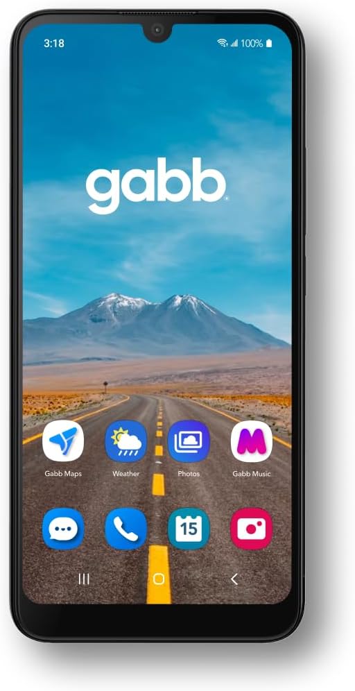 Gabb Phone 4 - Kids Phone, GPS Tracker, No Internet, Black | Phone for kids ages 8-12, parental controls, no social media, no internet browser