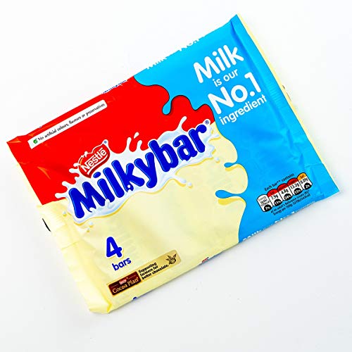 Original Milky Bar White Chocolate Pack imported from the UK, England Milkybar White Chocolate Pack British White Chocolate