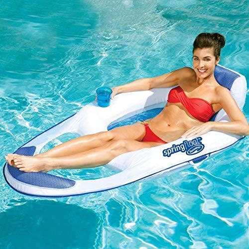 Swimways Spring Float Recliner 13018 - Colors Vary