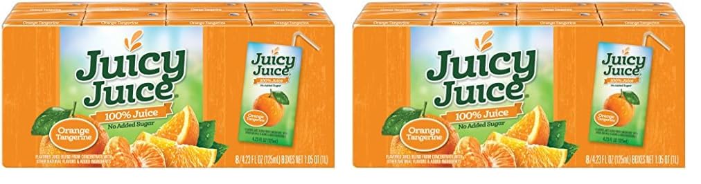 Juicy Juice Apple, 4.23 Ounce Boxes, 8 Count (Pack of 5)