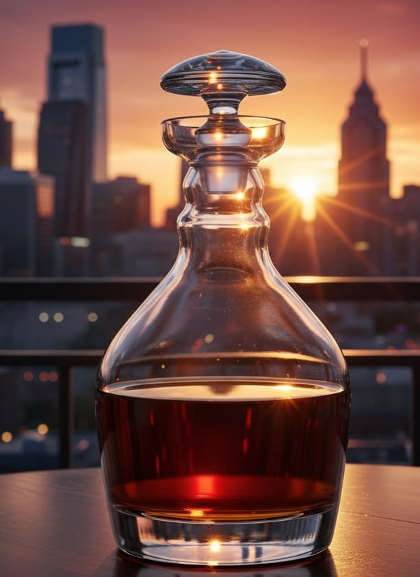 Crystal Thomas Jefferson Decanter