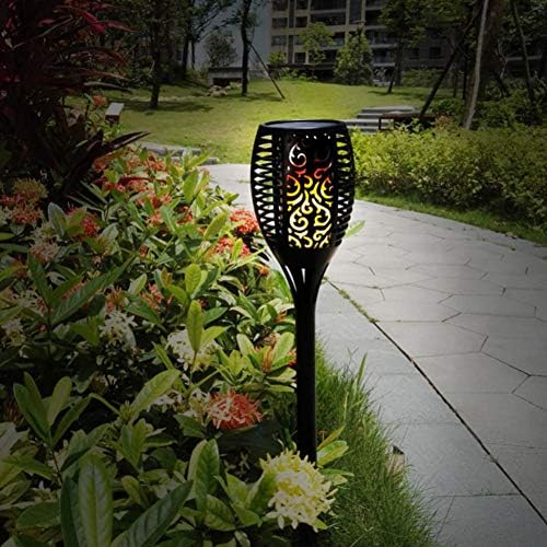 Solar Light 4 Pack Waterproof Flickering Flames Torches Lights Outdoor Landscape Decoration Lighting Solar Spotlights Security Torch Light for