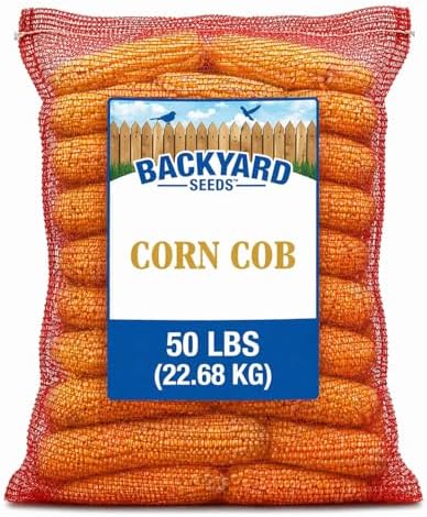 CountryMax 50LB Cracked Corn Chicken Feed, for Birds, Deer, Squirrels | High Energy, USA Sourced, Year-Round Feeding for Poultry, Wildlife, Birds. For Ground Feeding or Bird Feeders