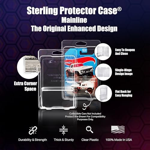 Sterling Protector Case Mainline 12 Pack Model 17201 for Card Size 6.5x4.25