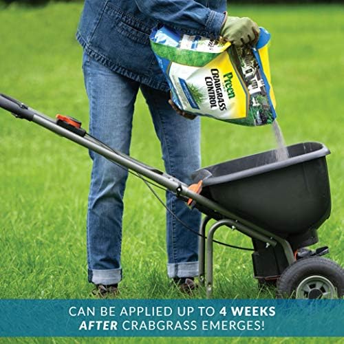 Preen Lawn Crabgrass Control 15 lb. Bag, Covers 5, 000 sq. ft. | Stops crabgrass all season long, Can be applied up to 4 weeks after emergence