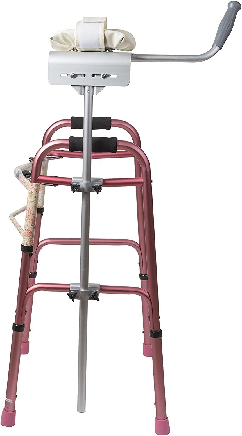 MABIS Walker Platform Attachment With Adjustable Padded Cuff, No Tools Needed, Attaches to Most Walkers, FSA and HSA Eligible