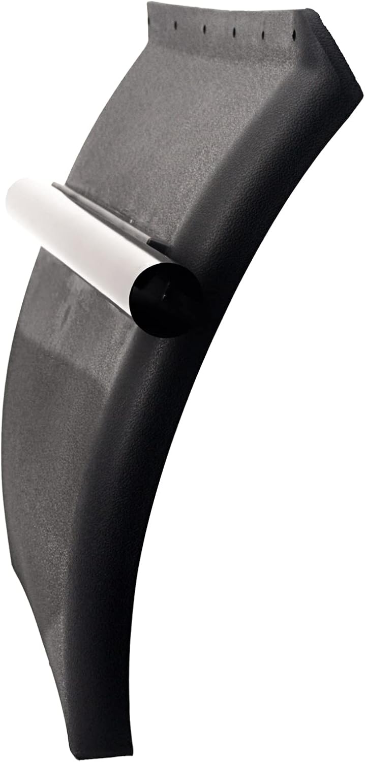 TORQUE Quarter Fenders for Semi Truck, 24" x 24" Black Poly, Tube Bracket and Mounting Hardware Included, Right Left, Quarter Fender Kit Set (TRQF311)
