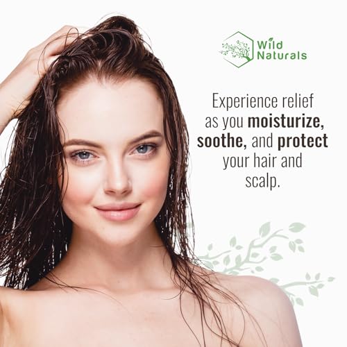Natural Hydrating Conditioner for Dry & Itchy Scalp - Sulfate Free Dandruff Moisturizing Conditioner with Aloe Vera & Manuka Honey - for Oily Hair & Curly hair - Help Hair Growth with Coconut Oil