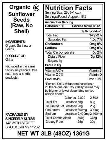 Sincerely Nuts - Raw Pumpkin Seeds In Shell (Pepitas) (2lb bags) | Antioxidant Rich Healthy Superfood Snack | Kosher, Vegan, Gluten Free | Source of Protein, Vitamins & Minerals