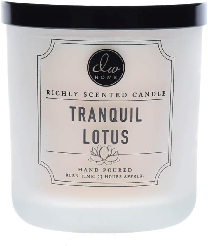 DW Home Relaxing Lavender Scented Candle for Home, 9 oz, 8.8 oz Candle Jar, Up to 33H Burn Time, Luxury Scented Candle for Relaxation, Gifting, Home Décor