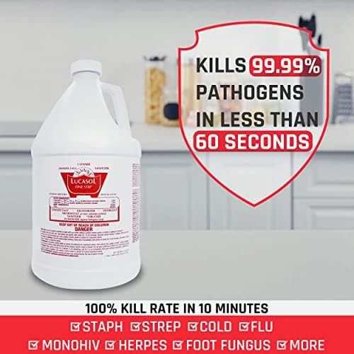 Lucasol One Step Hospital Grade Disinfectant Concentrate Surface Cleaner