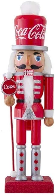 Coca-Cola Kurt S. Adler 10-Inch Wooden Nutcracker, Multicolor (CC6202)