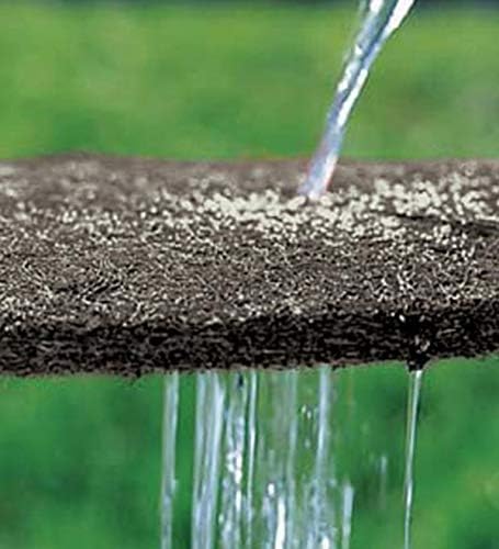 Permanent Mulch Recycled Rubber Border - 10 Feet Long x 4.5 Inches Wide | Weed Deterrent | Easy Install | Scatter-Proof | Landscaping | Paths
