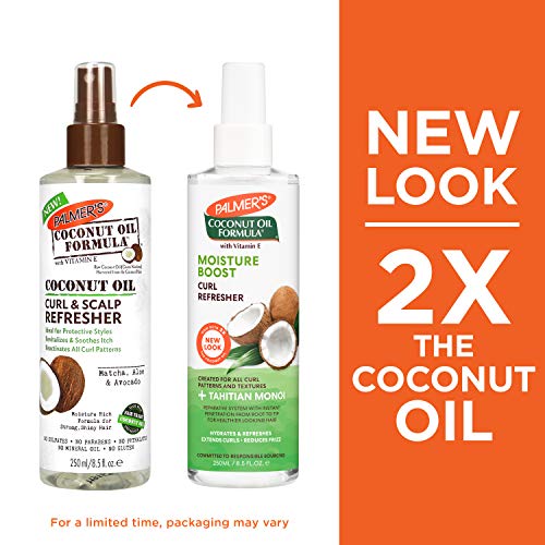 Palmer's Coconut Oil Moisture Boost Curl Refresher Spray (8.5 Ounces)